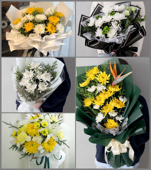 湖北随州市广水市关庙镇聂店村白事花束代送